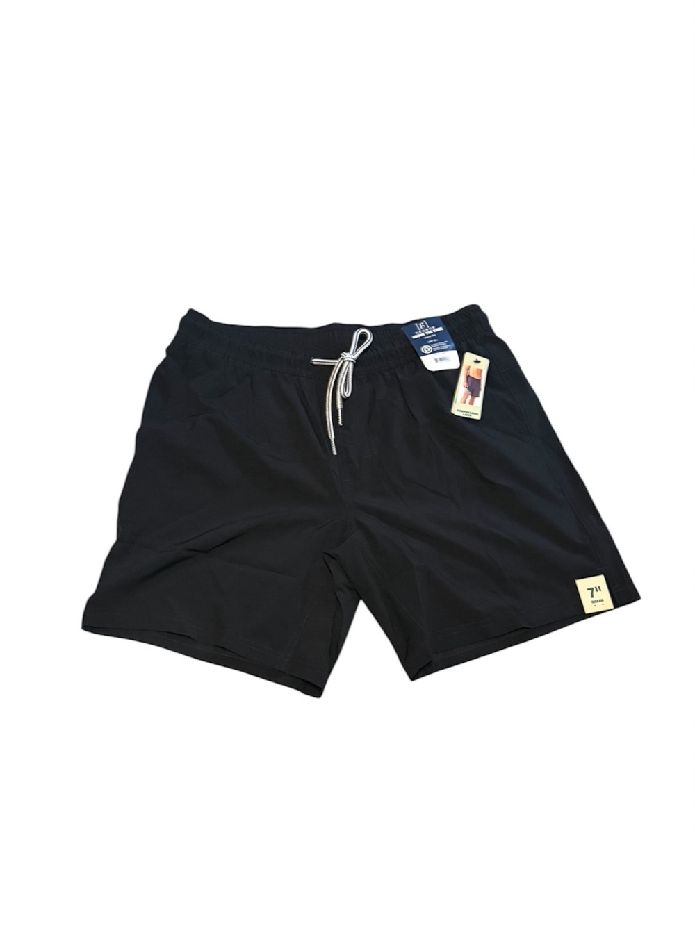 George Men's Black 7'' Drawstring Athletic Shorts size medium